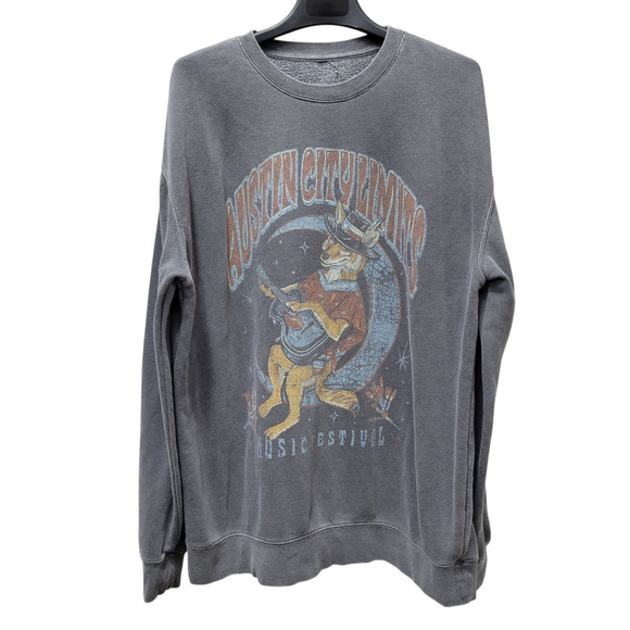 Austin City Limits Musical Festival Long-Sleeve Crewneck Unisex Sweatshirt XXL